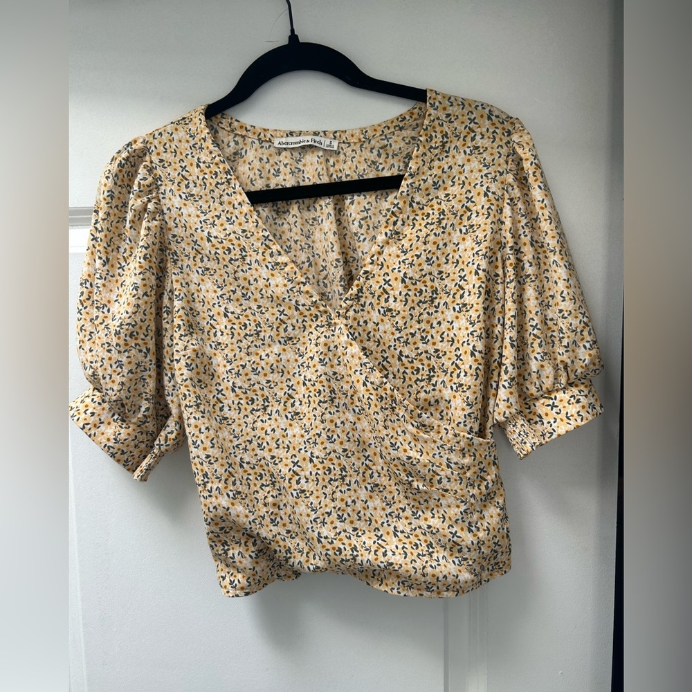 Yellow Floral Top